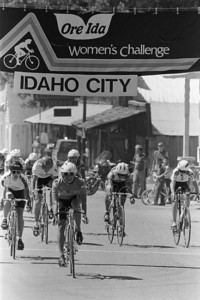 The finish at Idaho City in 1986.