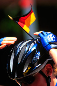 An international flavor at the 1999 race.